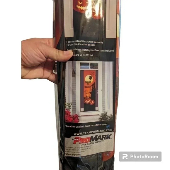 HALLOWEEN Decor Door Banner Made By Promark 84x24 Inch Reusable Washable NEW - Picture 4 of 6